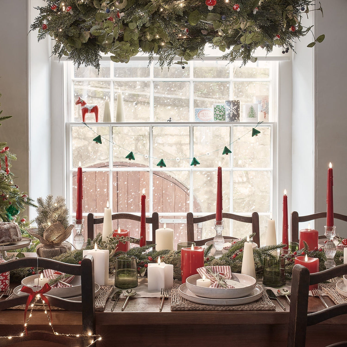 Christmas Decorations Felt Tree Garland