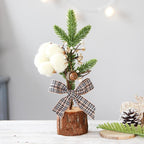 Christmas Decorations Mini Tabletop Tree Set