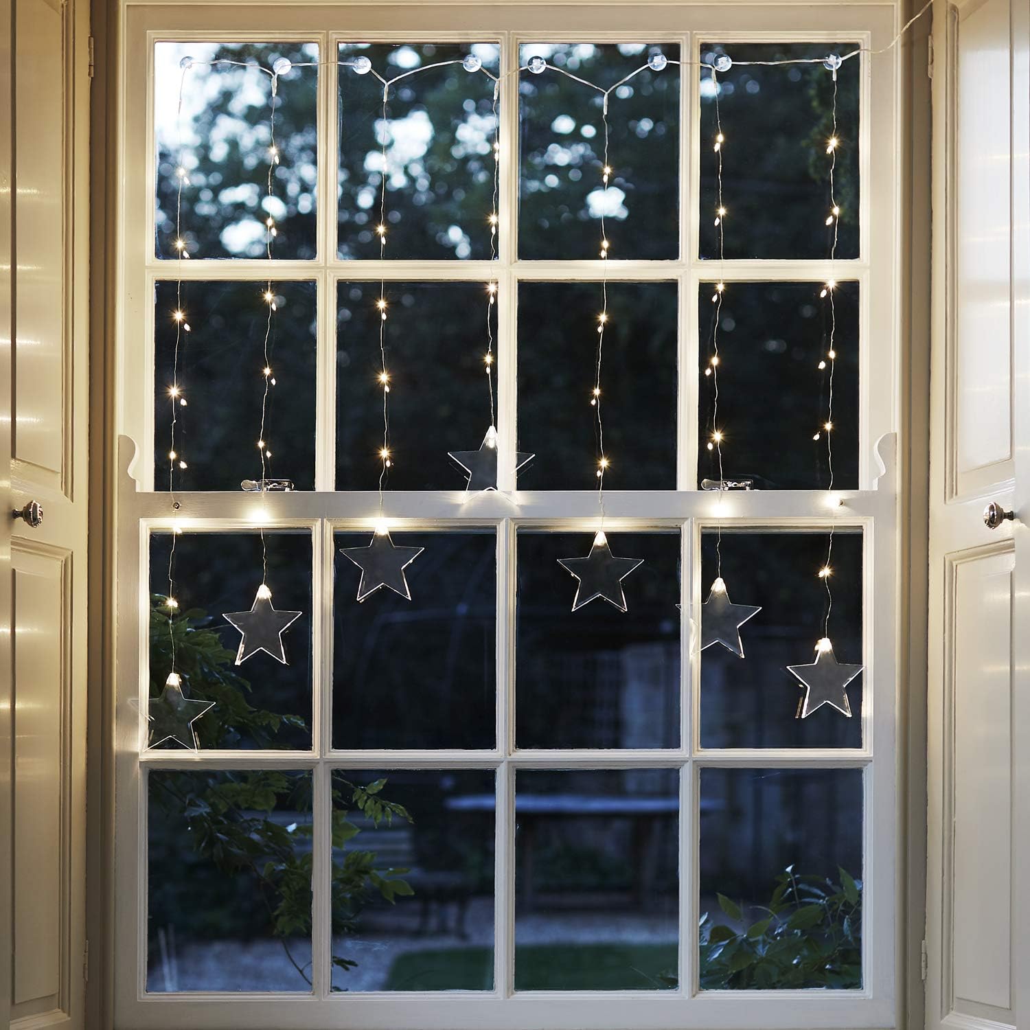 Christmas Decorations Star Window Lights