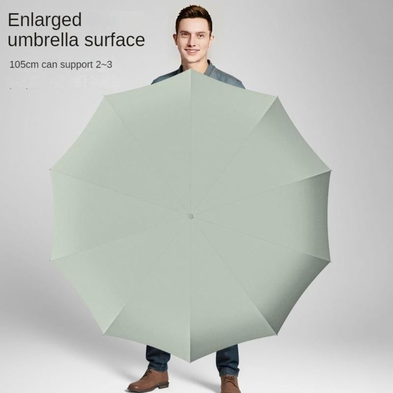 Windproof Folding Umbrella with Ring Buckle Handle