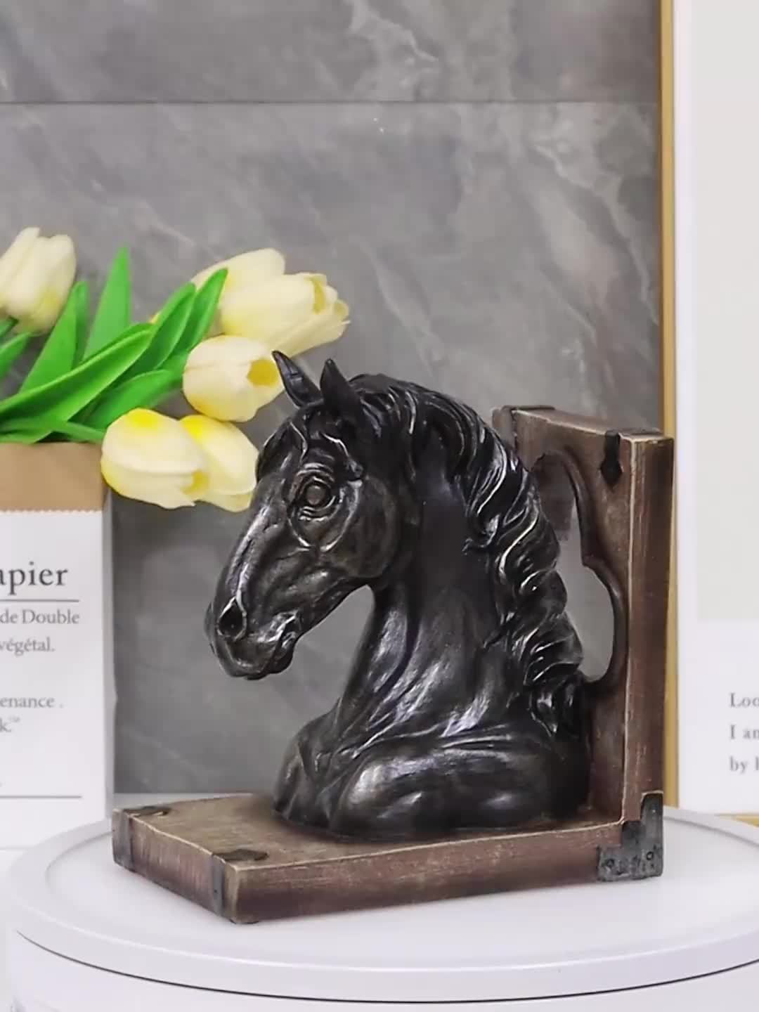 HorseHead - Stylish Bookend in Animal Shape