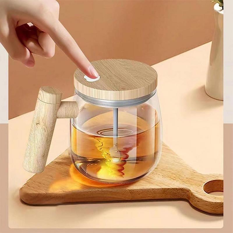 Self-stirring coffee mug