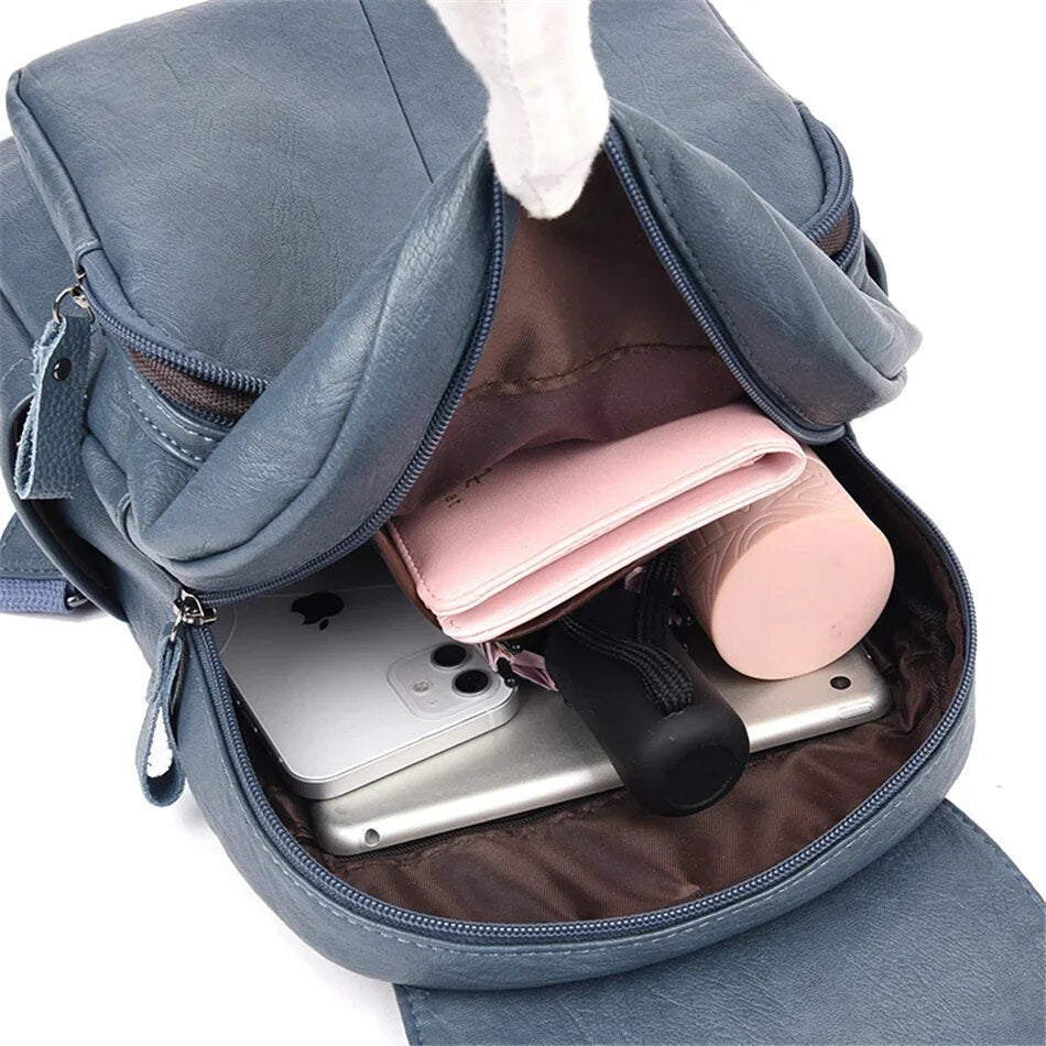 Leather Backpack for Women