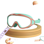 HD swimming goggles for children with large frame, waterproof and anti-fog