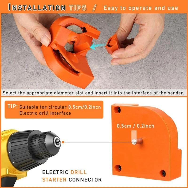 Multifunctional drill sharpener | Instant restoration of drill bits