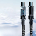 SuperCharge 120W Type-C Fast Charging Cable with LED Display