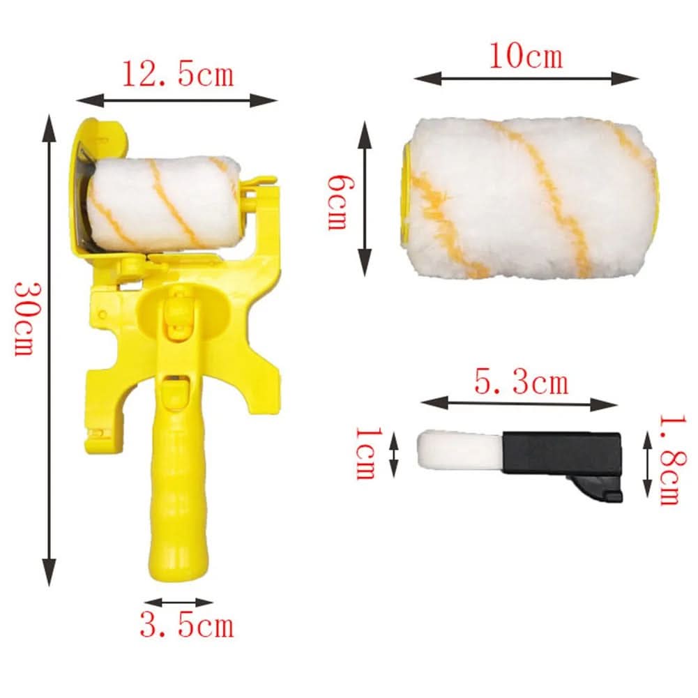 The perfect paint roller for precise edges without adhesive tape