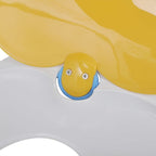 White & Yellow Soft Close Toilet Seat for Adults/Children