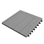 WPC tiles 30x30cm 11pcs 1m2 Gray