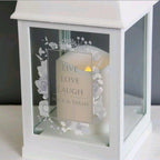 Personalized white LED lantern