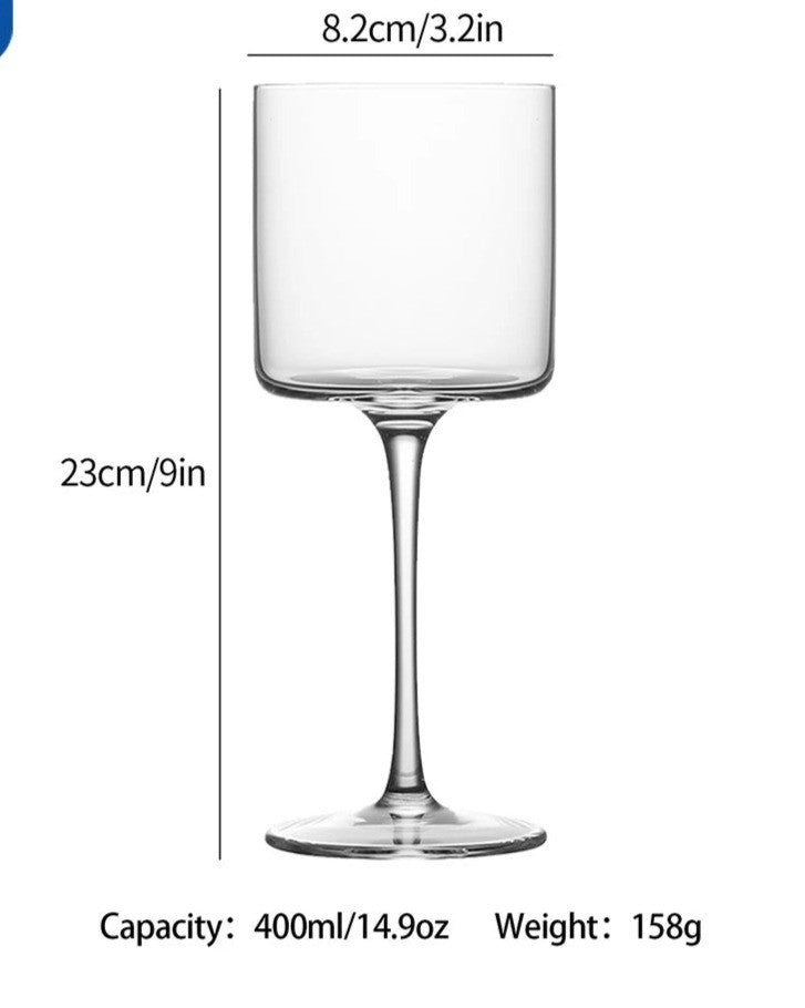 Square Highball Cocktail Glass