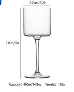 Square Highball Cocktail Glass