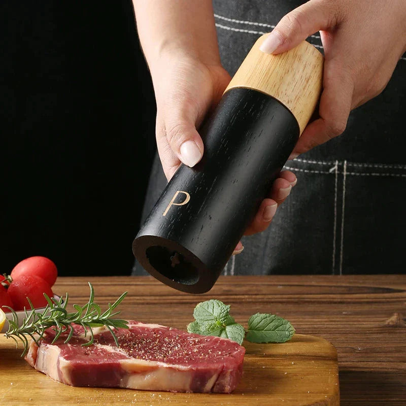 Wood Salt and Pepper Mill Set