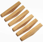 Wooden Wall Hooks Set Nordhaak – 6 Minimalistic Coat Hooks made of Solid Wood