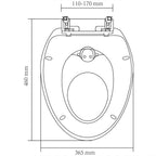White & Yellow Soft Close Toilet Seat for Adults/Children