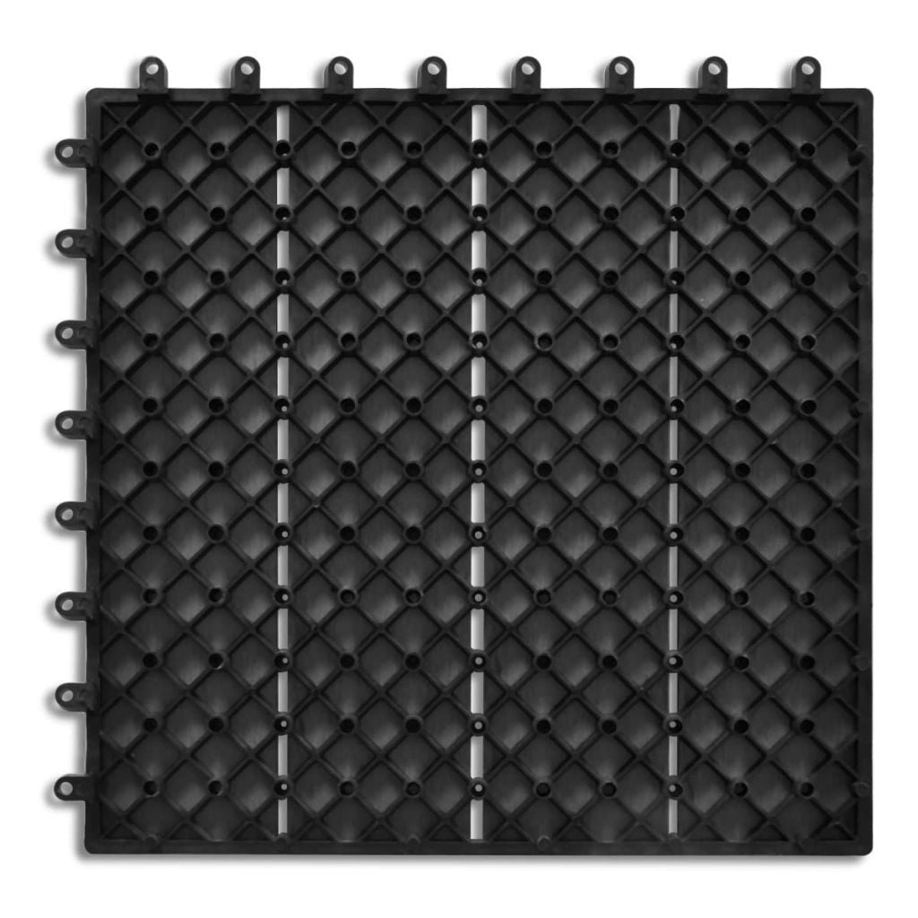 WPC tiles 30x30cm 11pcs 1m2 Gray