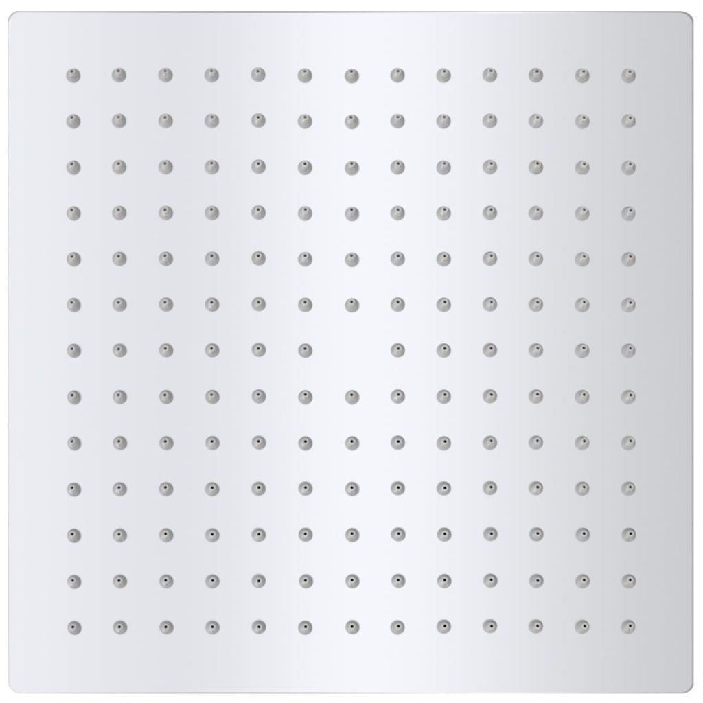 Stainless Steel Square Rain Shower Head - 25x25 cm
