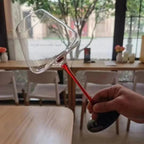 The wine glass with large capacity