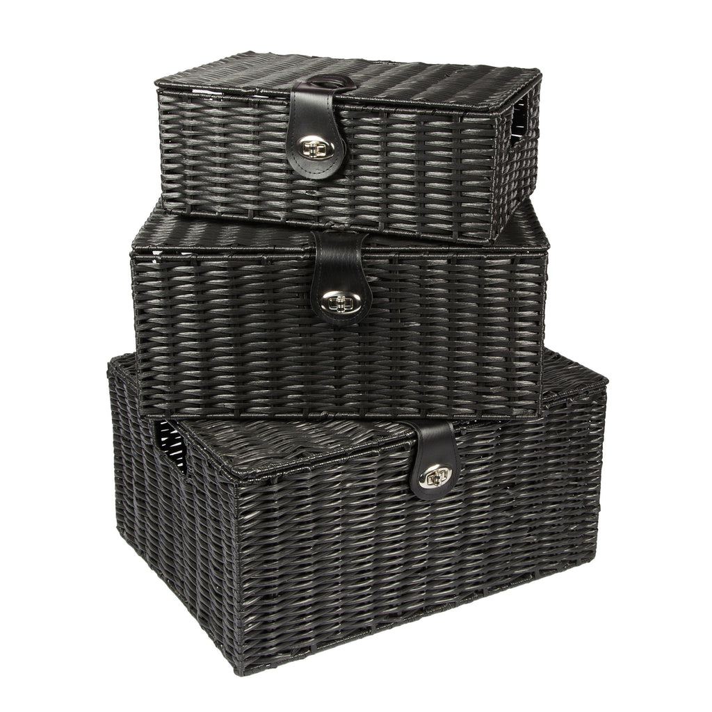 Set of 3 Willow Baskets