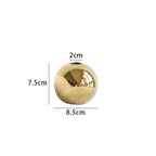 Golden Ball Vase
