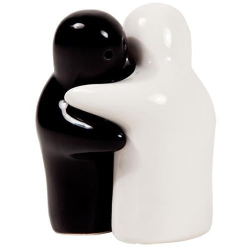Embracing salt and pepper mills