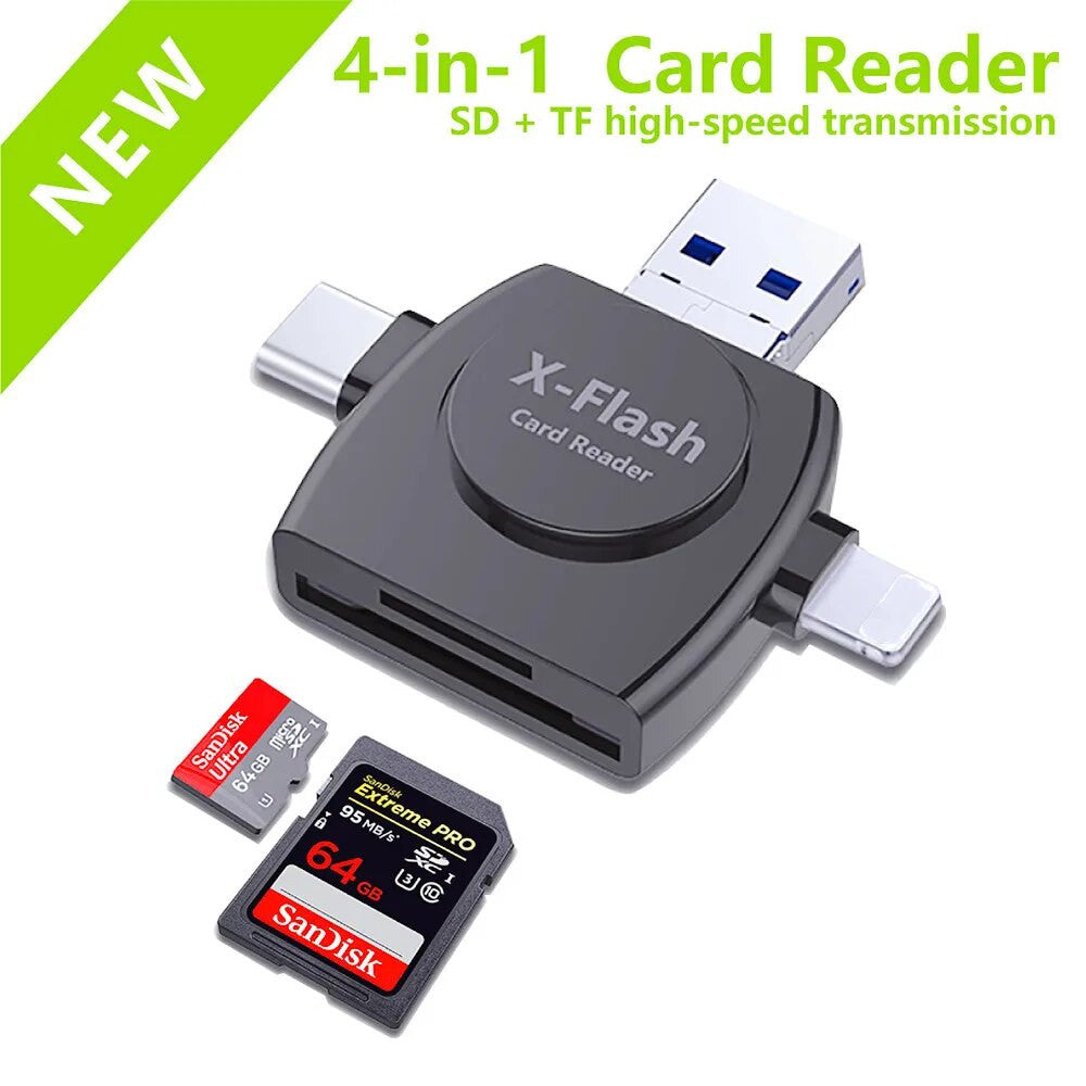 The 4 In 1 Card Reader