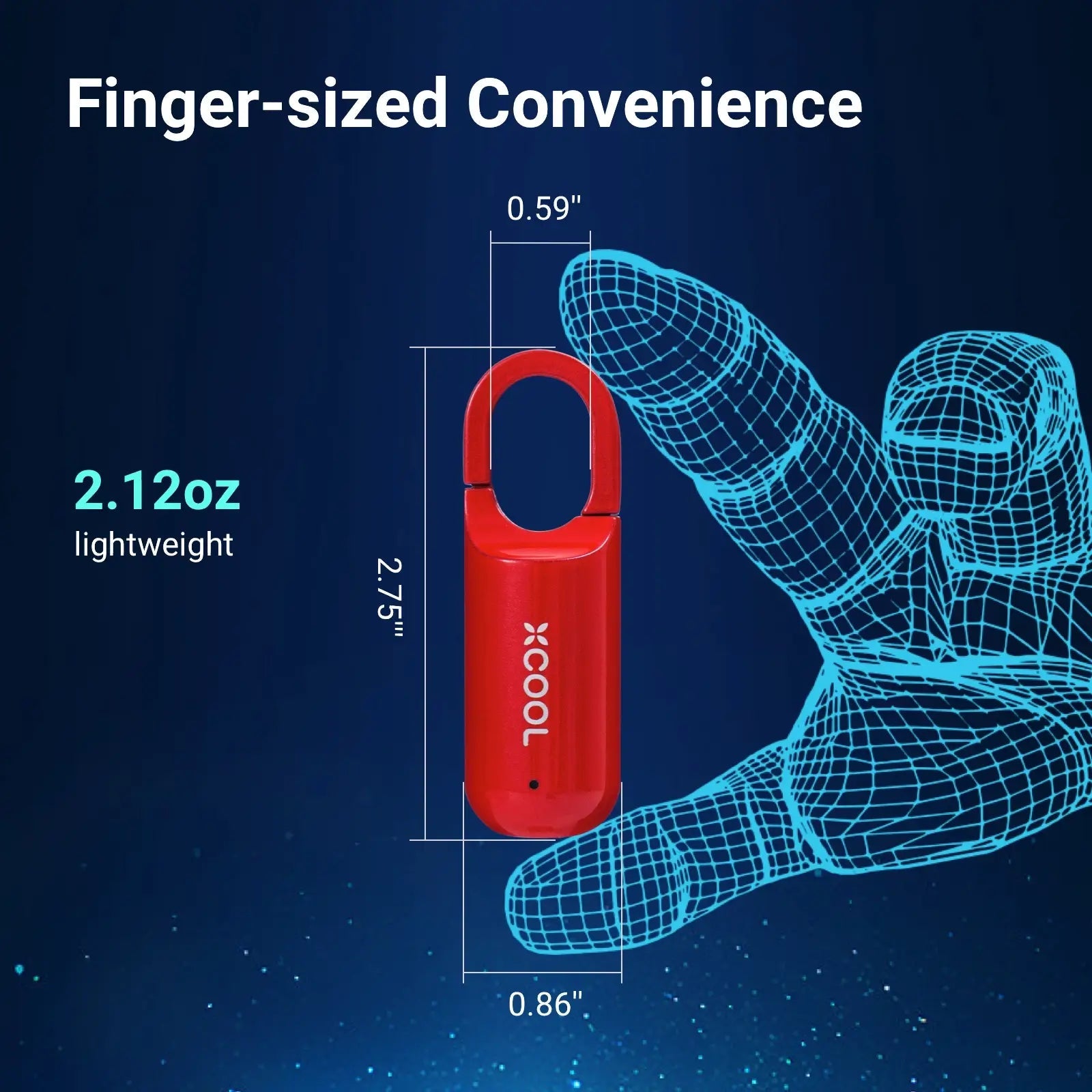 InstaSecure Fingerprint Padlock