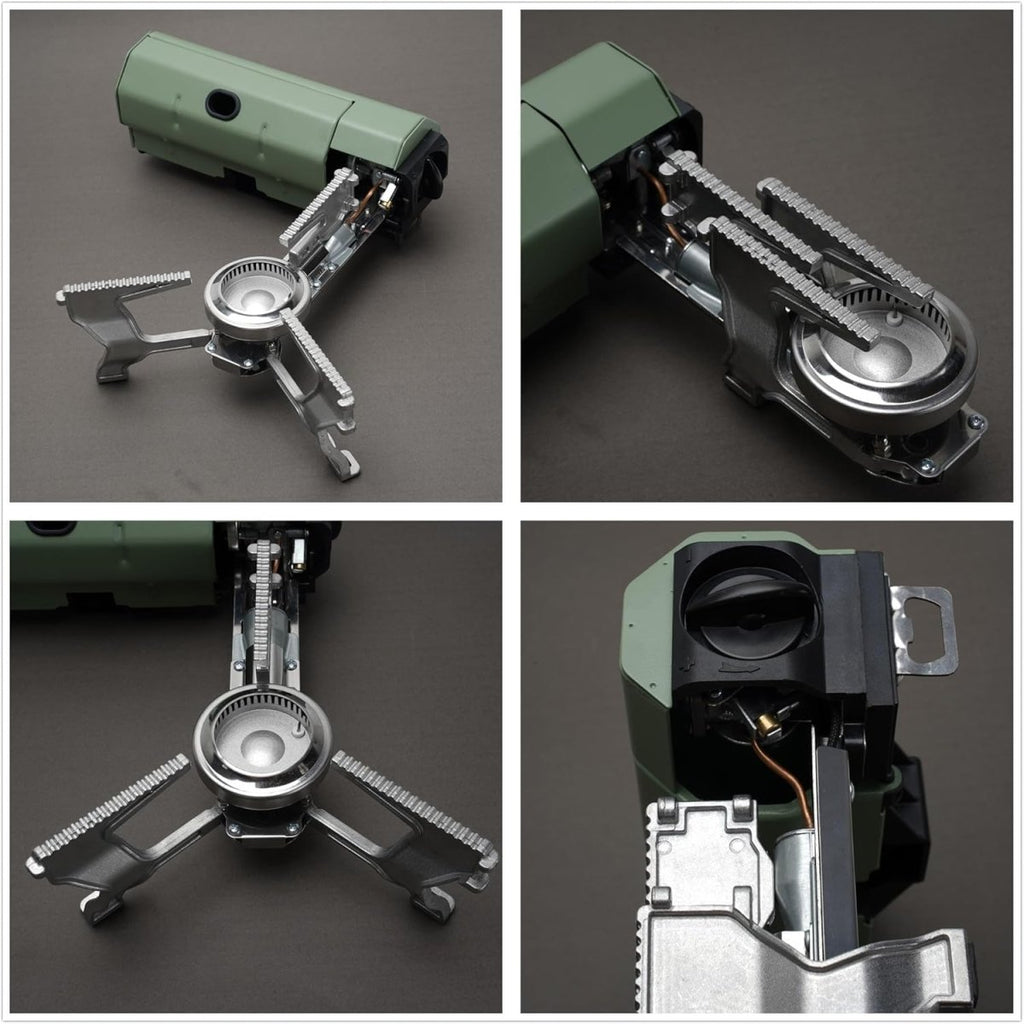 FLAMECAMP – Portable Butane Camping Stove with Storage Bag & Gas Bottle