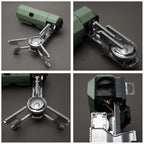 FLAMECAMP – Portable Butane Camping Stove with Storage Bag & Gas Bottle