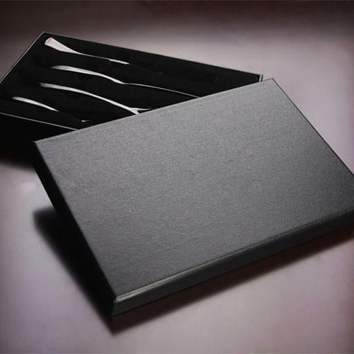 Jet Black Silverware - 4 Piece Set
