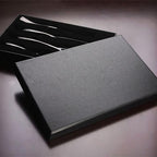 Jet Black Silverware - 4 Piece Set