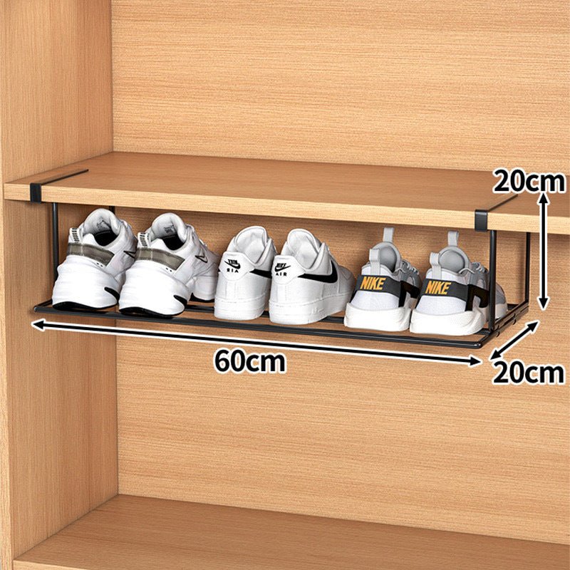 FlexFit Shelf Extension – Adjustable Shoe Cabinet Organizer – Space-Saving Storage Solution – No-Tool Assembly – Fits 40–65 cm