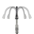 Modern Kitchen Faucet with Swivel Spout and Nickel Coating