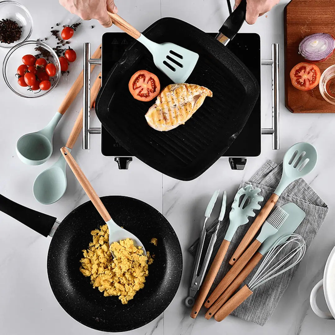 FlexiChef Silicone Kitchen Utensil Set
