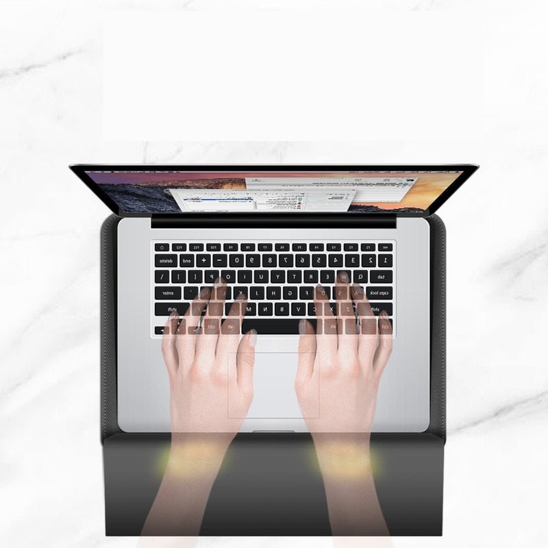 FlexiGuard – Slim Waterproof Laptop Sleeve with Shock Protection & Stand