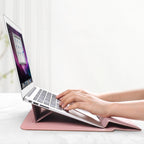 FlexiGuard – Slim Waterproof Laptop Sleeve with Shock Protection & Stand