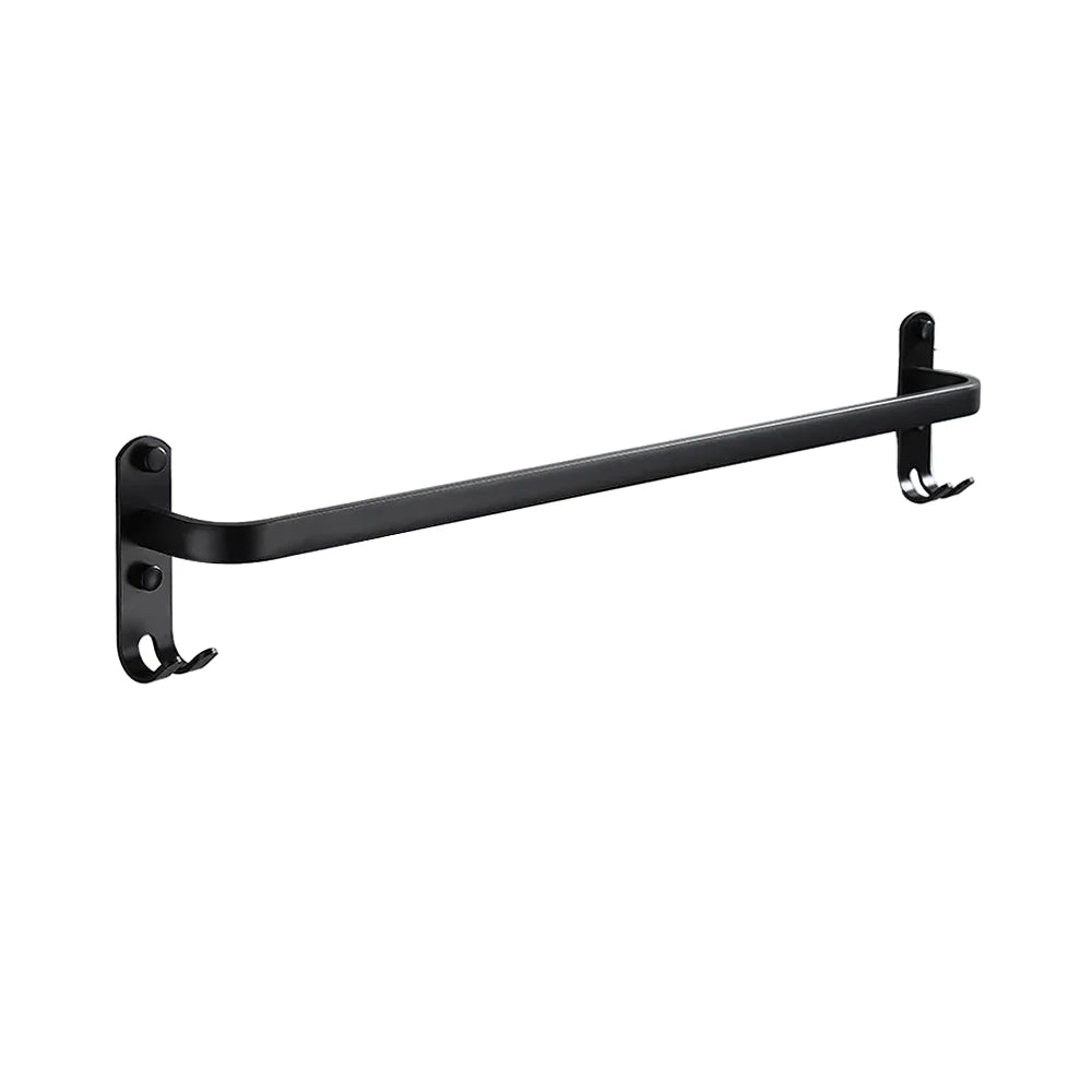 FlexRack – Wall-Mounted Aluminum Bathroom Shelf with 3 Crossbars