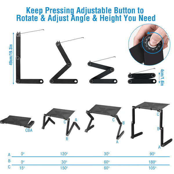 FLEXSTAND 360 – Ergonomic laptop stand for healthy & flexible working
