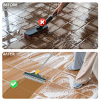 FlexSweep Brush – 2-in-1 Cleaning Brush with Scraper for Floors and Tiles
