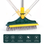 FlexSweep Brush – 2-in-1 Cleaning Brush with Scraper for Floors and Tiles