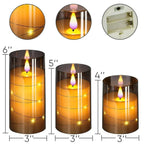Candle Lights Set with Realistic LED Flame