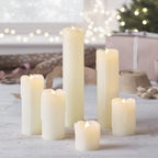 LED Flameless Wax Candle Set of Six