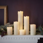 LED Flameless Wax Candle Set of Six