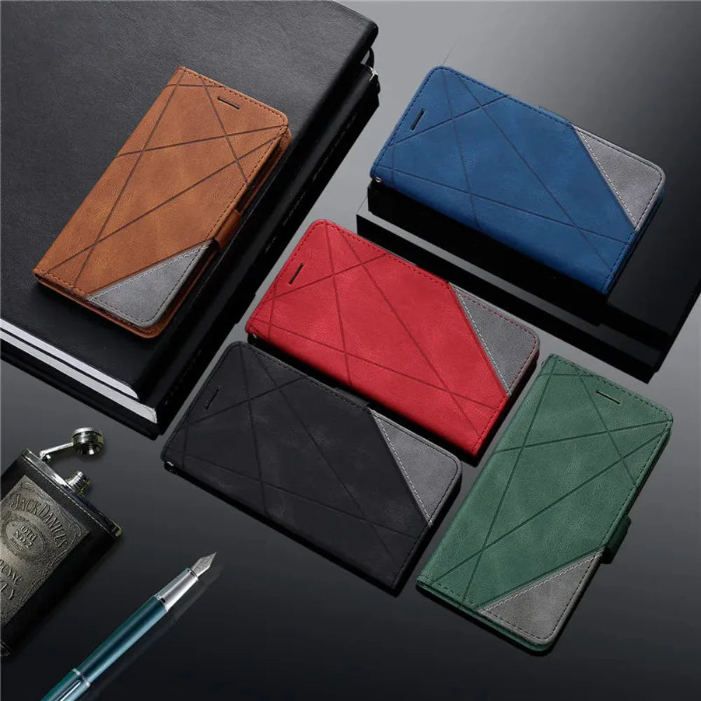 Leather Wallet Flip Phone Case