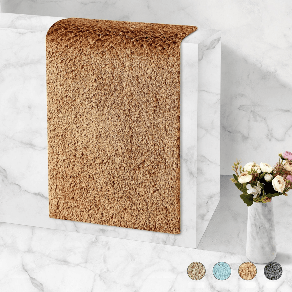 Veloura Ultra-Absorbent Bath Mat | Plush non-slip bathroom mat for comfort and safety