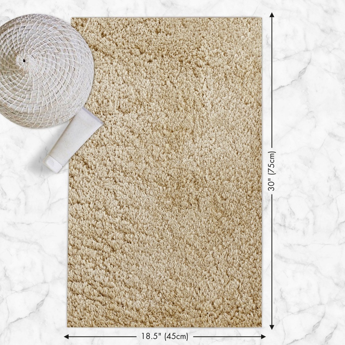 Veloura Ultra-Absorbent Bath Mat | Plush non-slip bathroom mat for comfort and safety