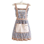 Cotton Kitchen Apron Floral Cooking
