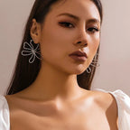 Floral Knot Outline Earrings