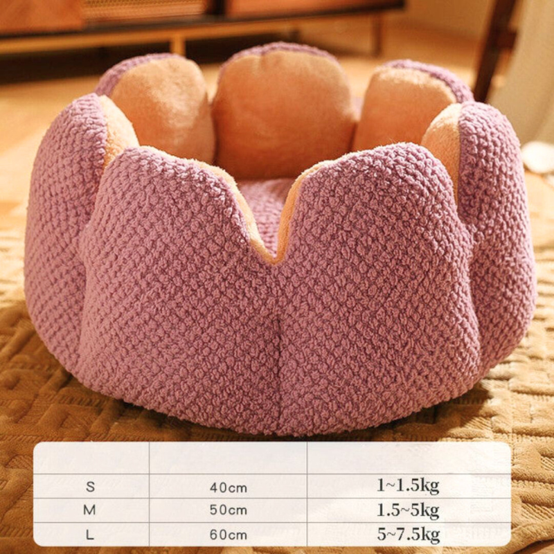 Flower-Shaped Pet Bed - PetBloom