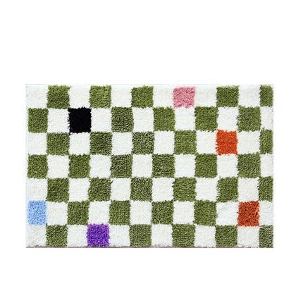 Fluffy Chessboard Carpet
